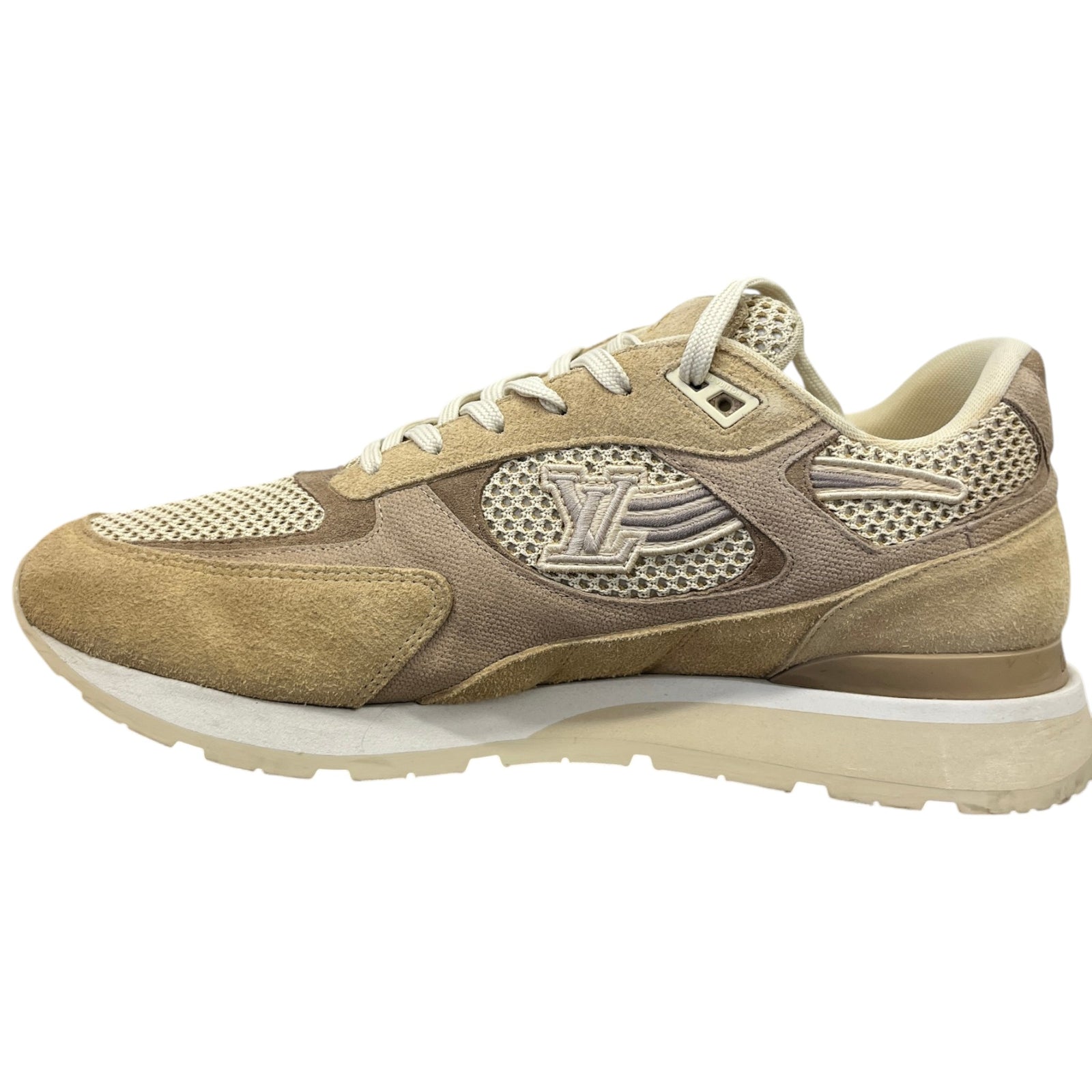 Louis Vuitton Men's Run Away Low Trainers Beige Size 10 - Photo 2