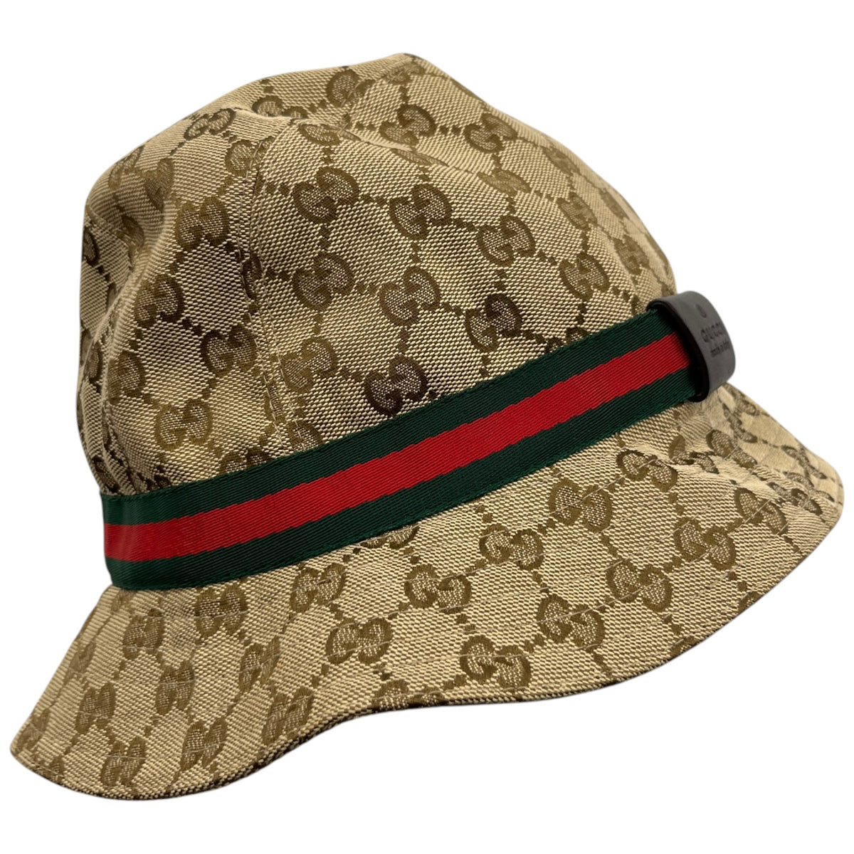 Women's GG Monogram Bucket Hat Beige Size L - Photo 4