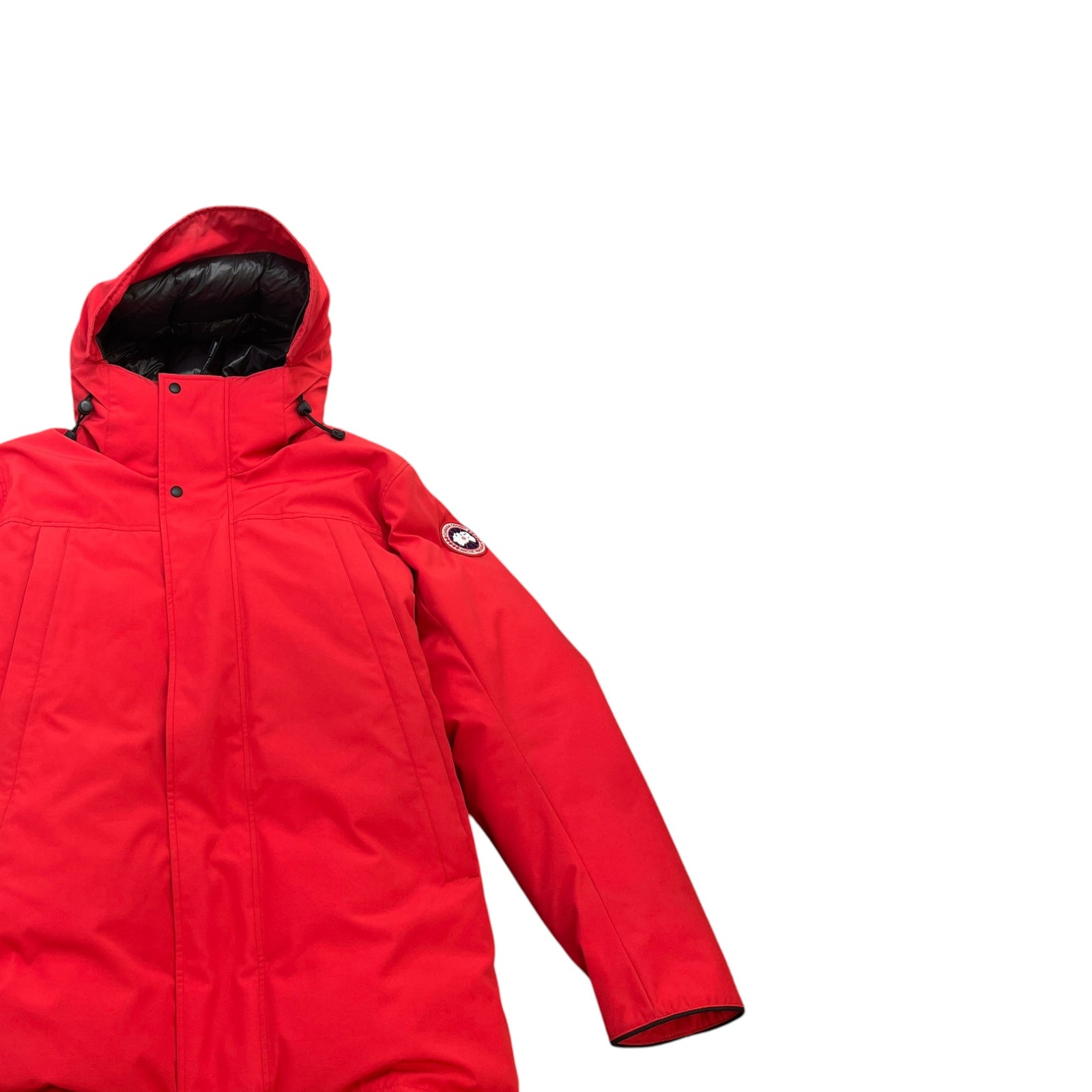 Men's Sanford Parka Down Jacket Red Size XL - Photo 3