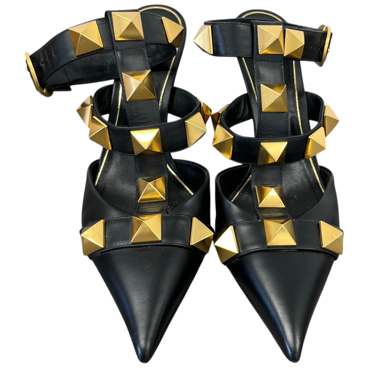 Women's Rockstud Heels Black Size UK 6.5 / EU 39.5 - Photo 6