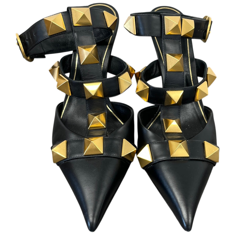 Women's Rockstud Heels Black Size UK 6.5 / EU 39.5