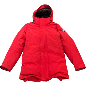 Men's Sanford Parka Down Jacket Red Size XL