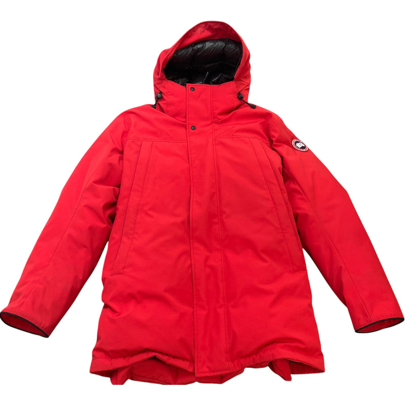 Men's Sanford Parka Down Jacket Red Size XL