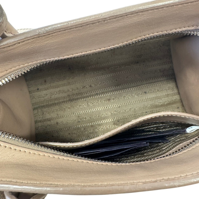Women's Monochrome Saffiano Tote Handbag Pink