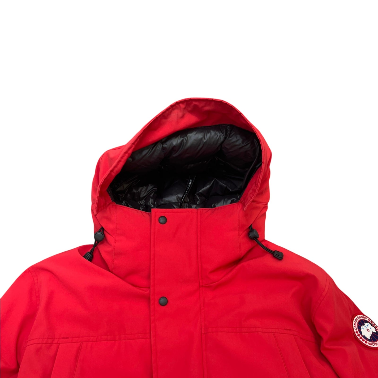 Men's Sanford Parka Down Jacket Red Size XL - Photo 5
