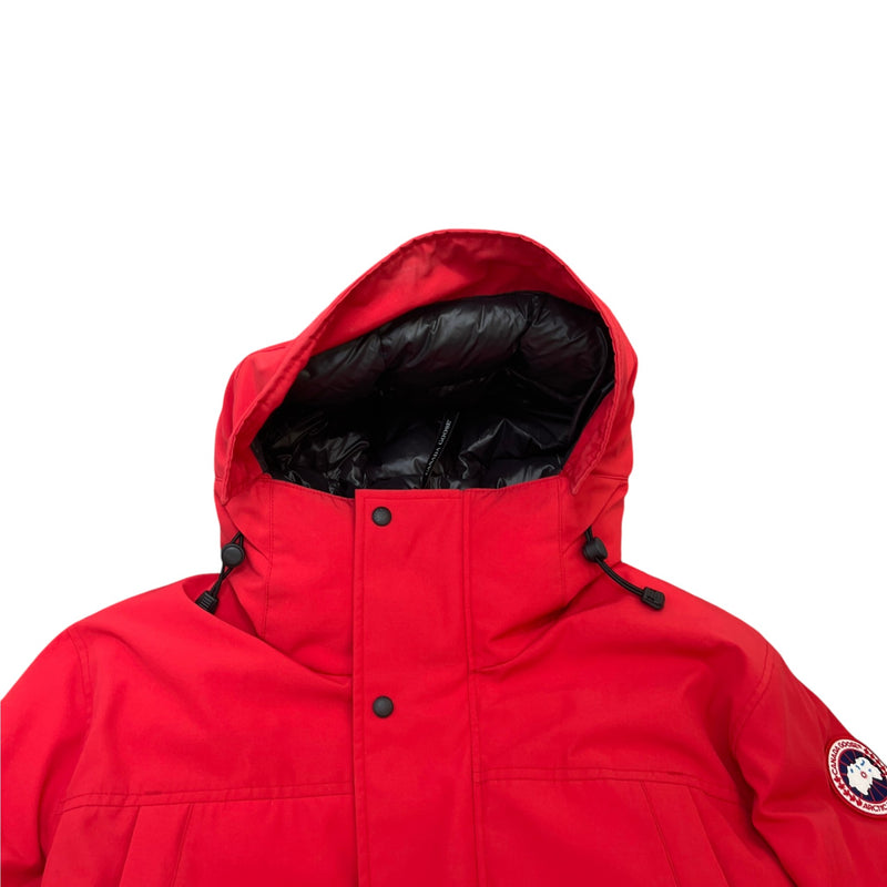 Men's Sanford Parka Down Jacket Red Size XL