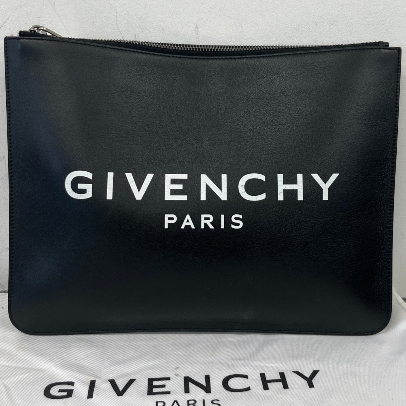 Men's Logo Print Pouch Black - Photo 7