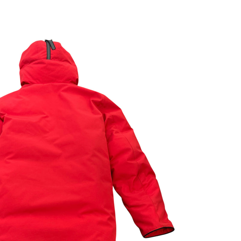 Men's Sanford Parka Down Jacket Red Size XL
