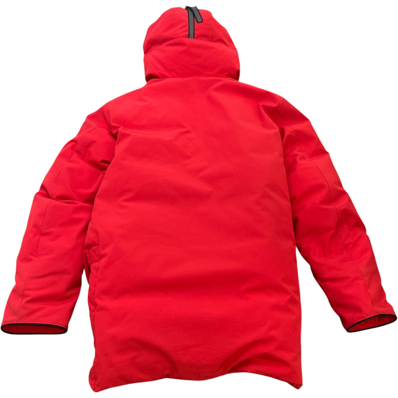 Men's Sanford Parka Down Jacket Red Size XL