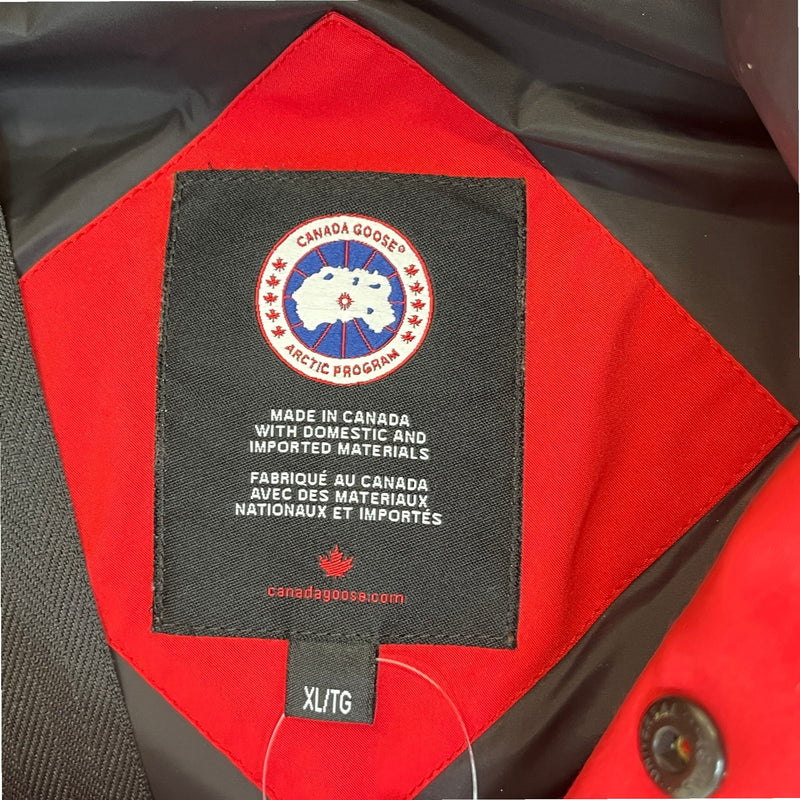 Men's Sanford Parka Down Jacket Red Size XL