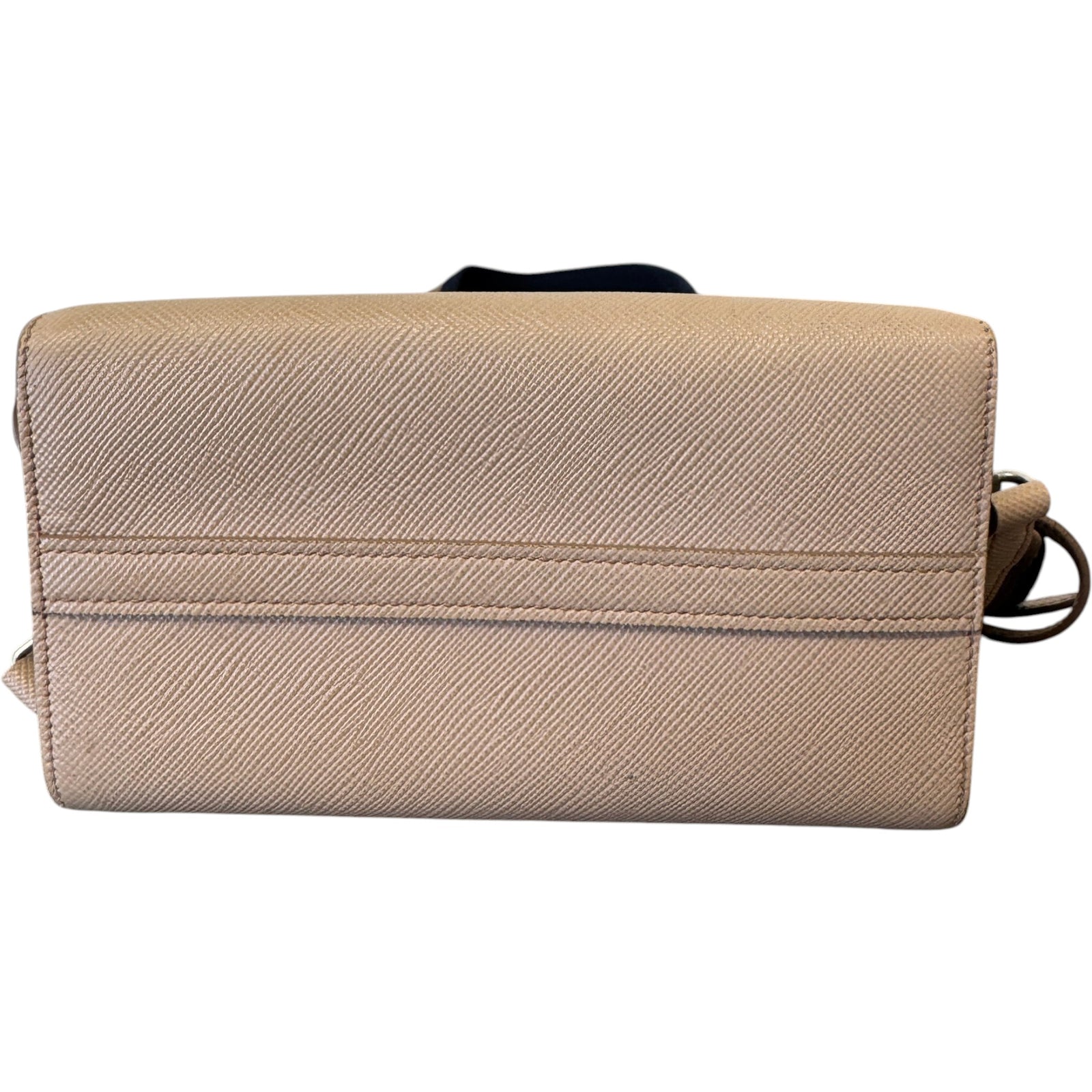 Women's Monochrome Saffiano Tote Handbag Pink - Photo 6