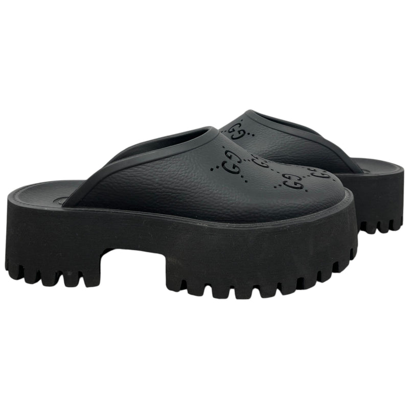 Gucci Women's GG Supreme Sandals Black Size 3
