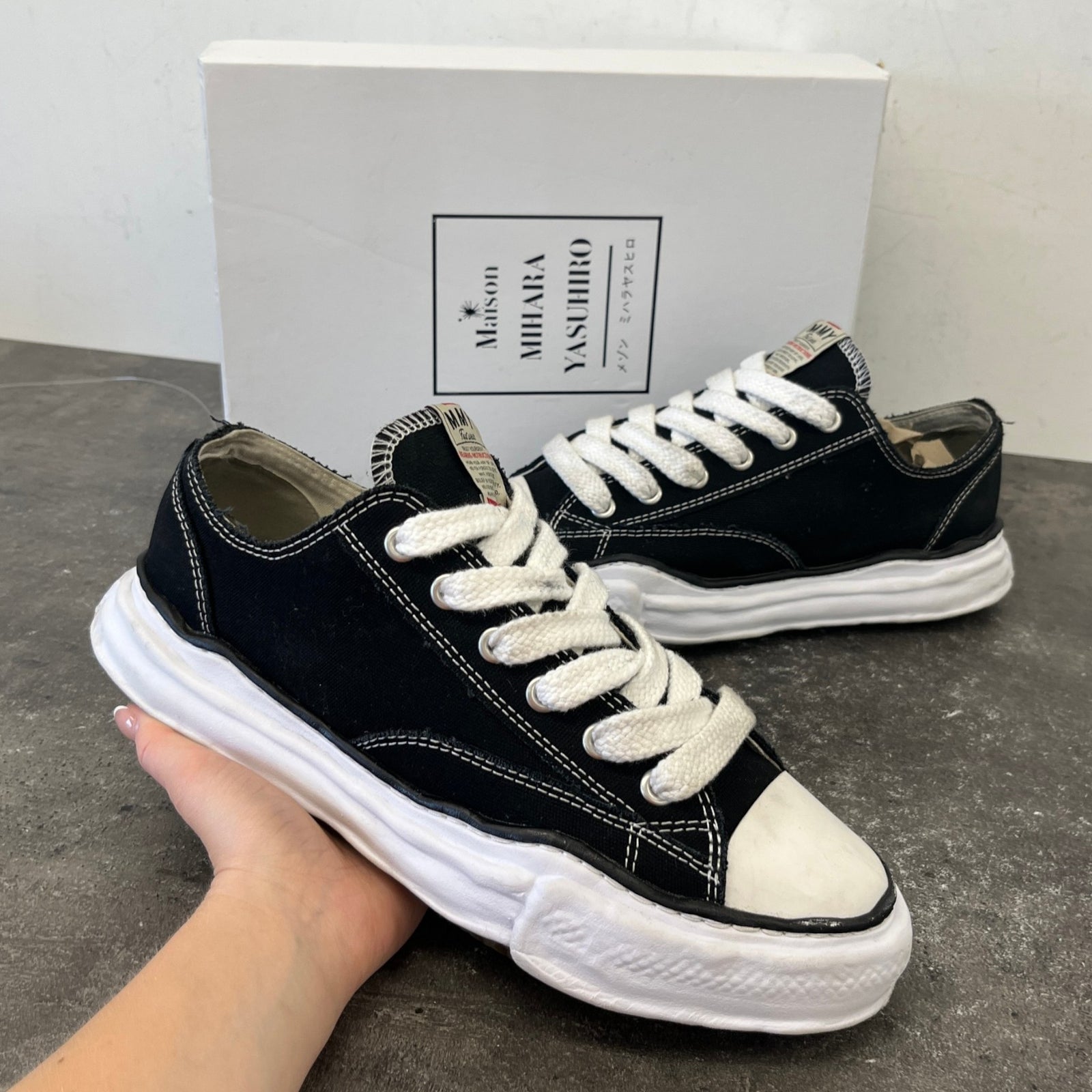 Men's Peterson Low Trainers Black Size EU 44 / UK 10 - Photo 12