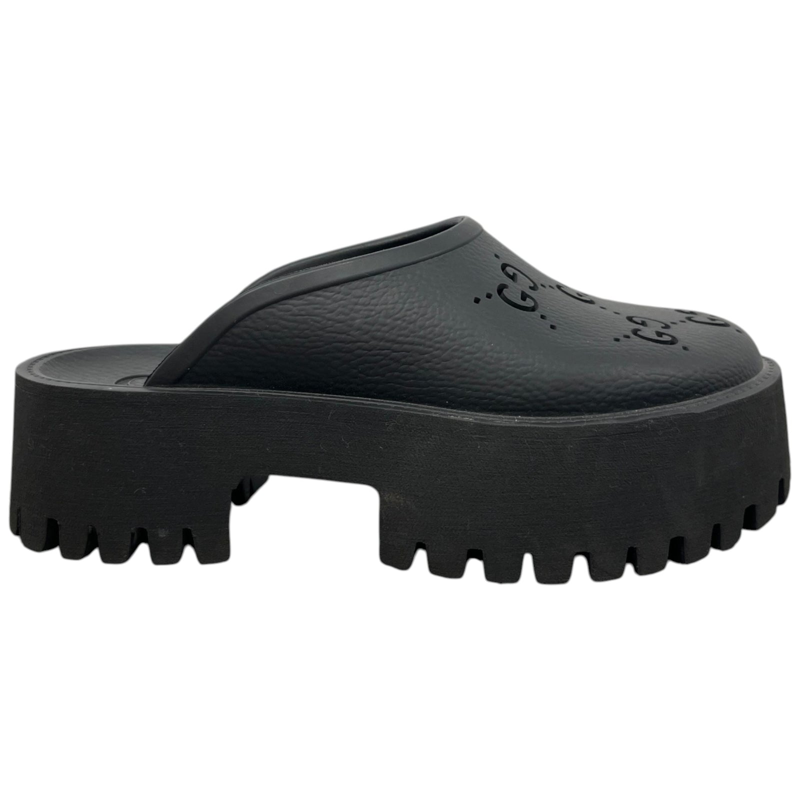 Gucci Women's GG Supreme Sandals Black Size 3 - Photo 1