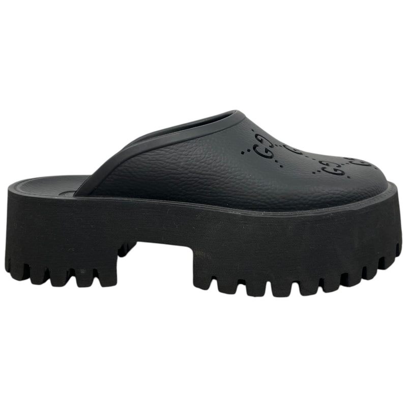 Gucci Women's GG Supreme Sandals Black Size 3