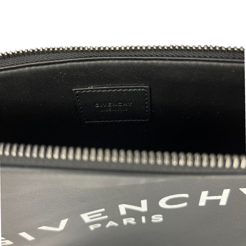 Men's Logo Print Pouch Black