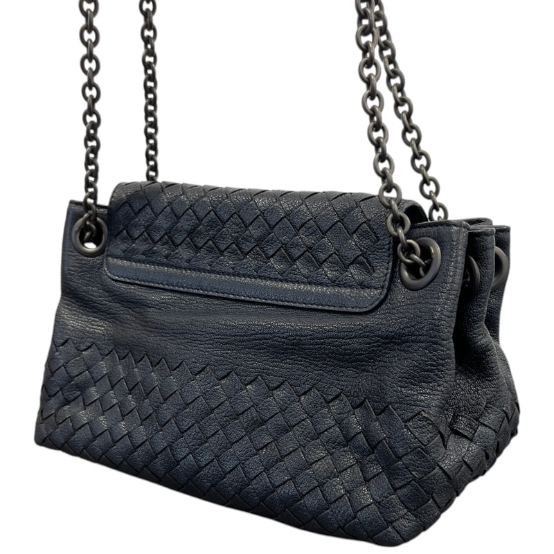 Women's Intrecciato Woven Handbag Black