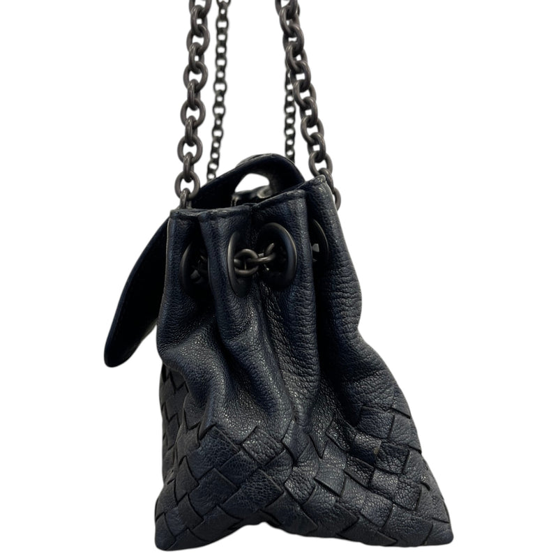 Women's Intrecciato Woven Handbag Black