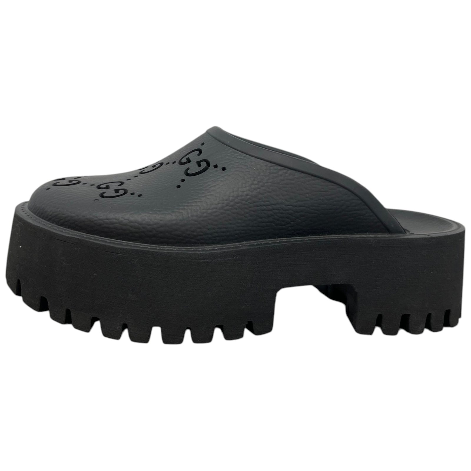 Gucci Women's GG Supreme Sandals Black Size 3 - Photo 5