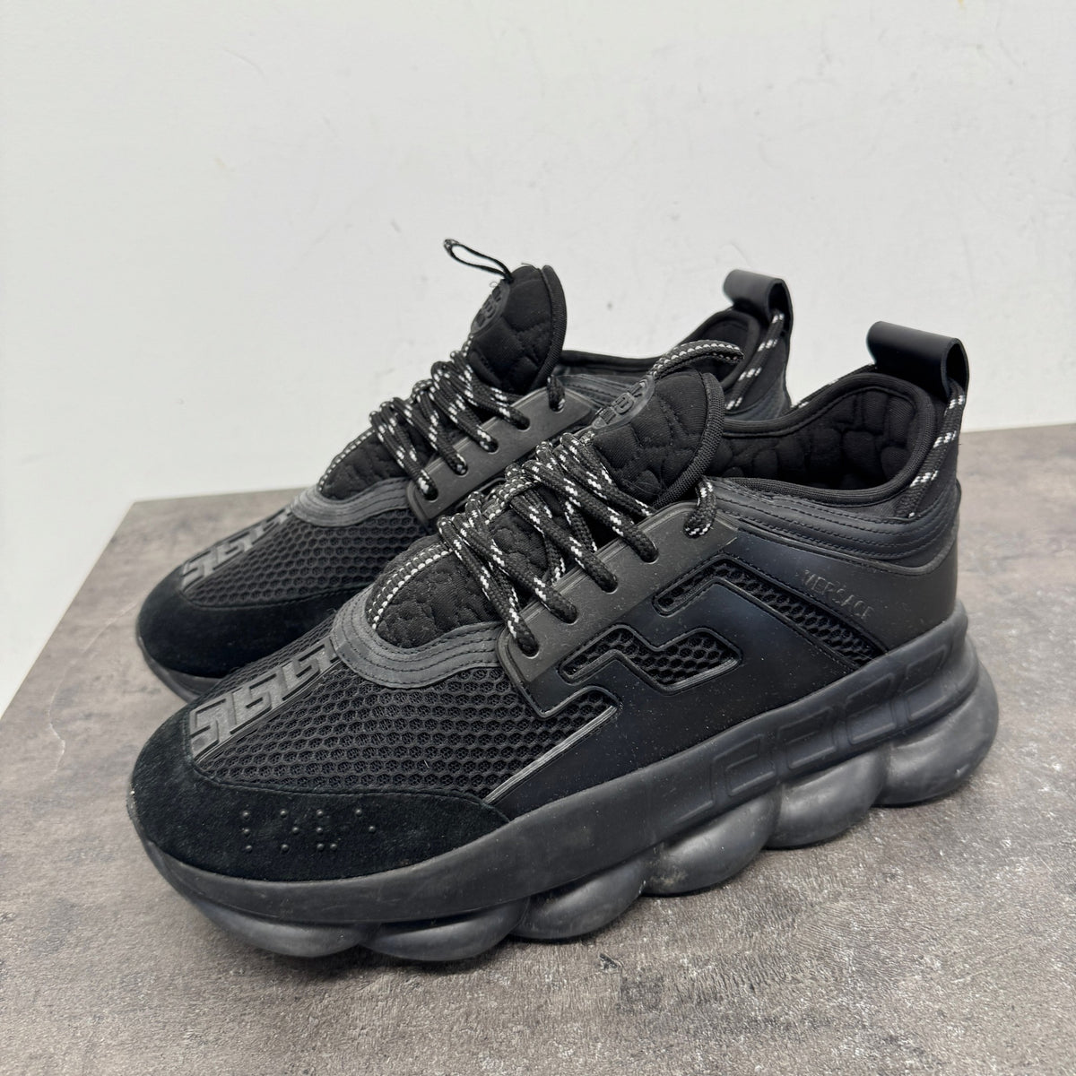Men's Chain Reaction Triple Low Trainers Black Size UK 10 / EU 44 - Photo 11
