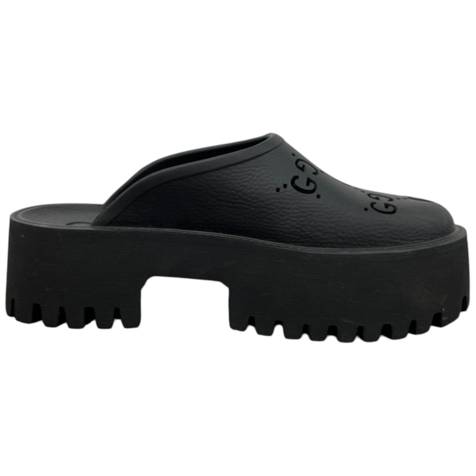 Gucci Women's GG Supreme Sandals Black Size 3 - Photo 4