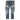 Men's Biker Distressed Jeans Blue Size Waist 38"