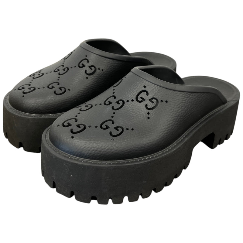 Gucci Women's GG Supreme Sandals Black Size 3