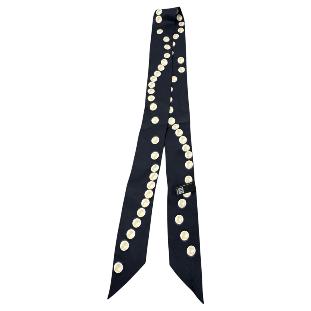 Women's Pearl CC Twilly Scarf Black - Photo 2