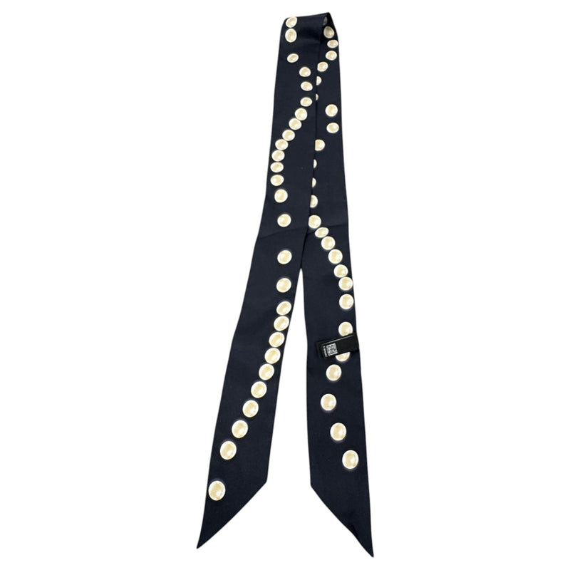 Women's Pearl CC Twilly Scarf Black