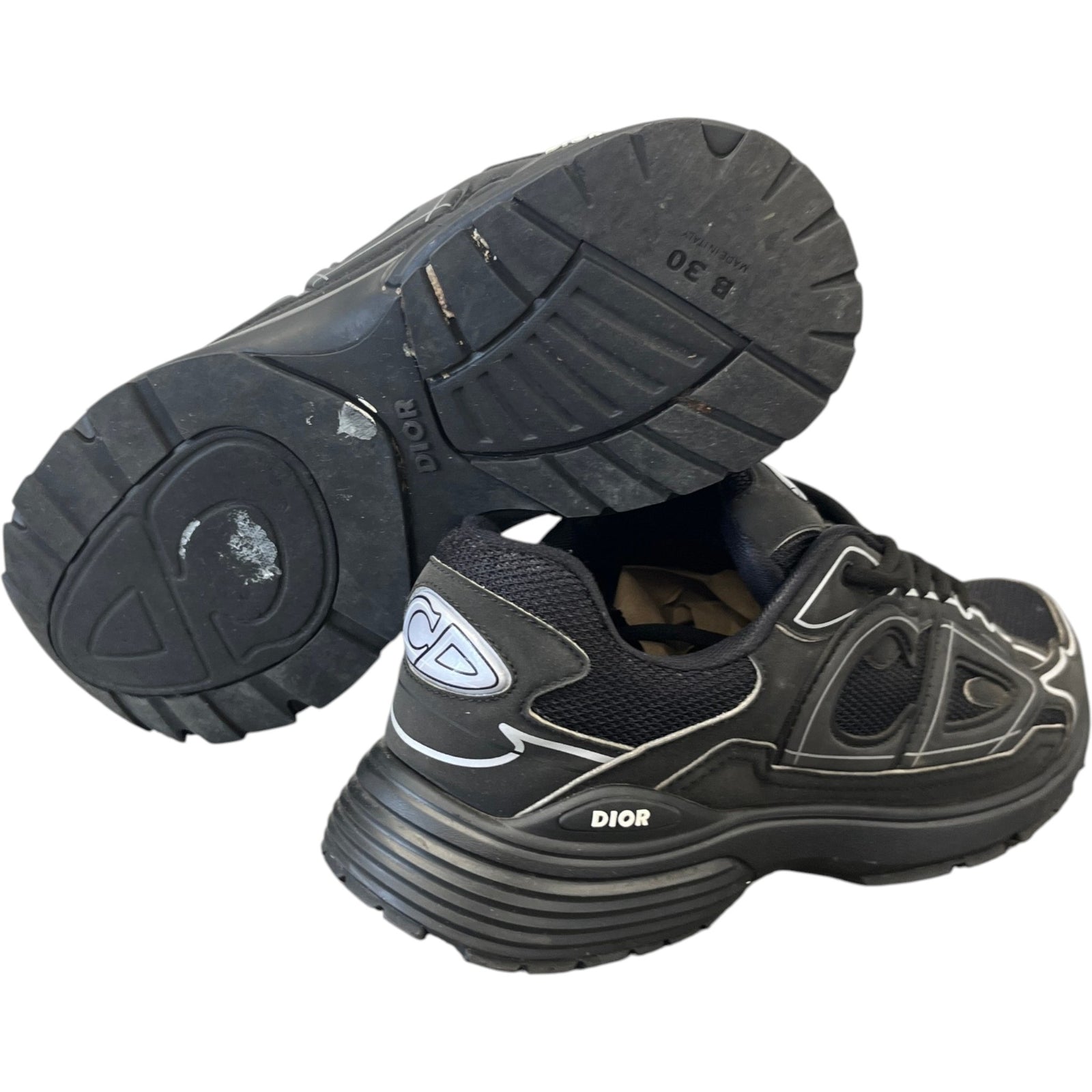 Men's B30 Low Trainers Black Size UK 8 / EU 42 - Photo 10