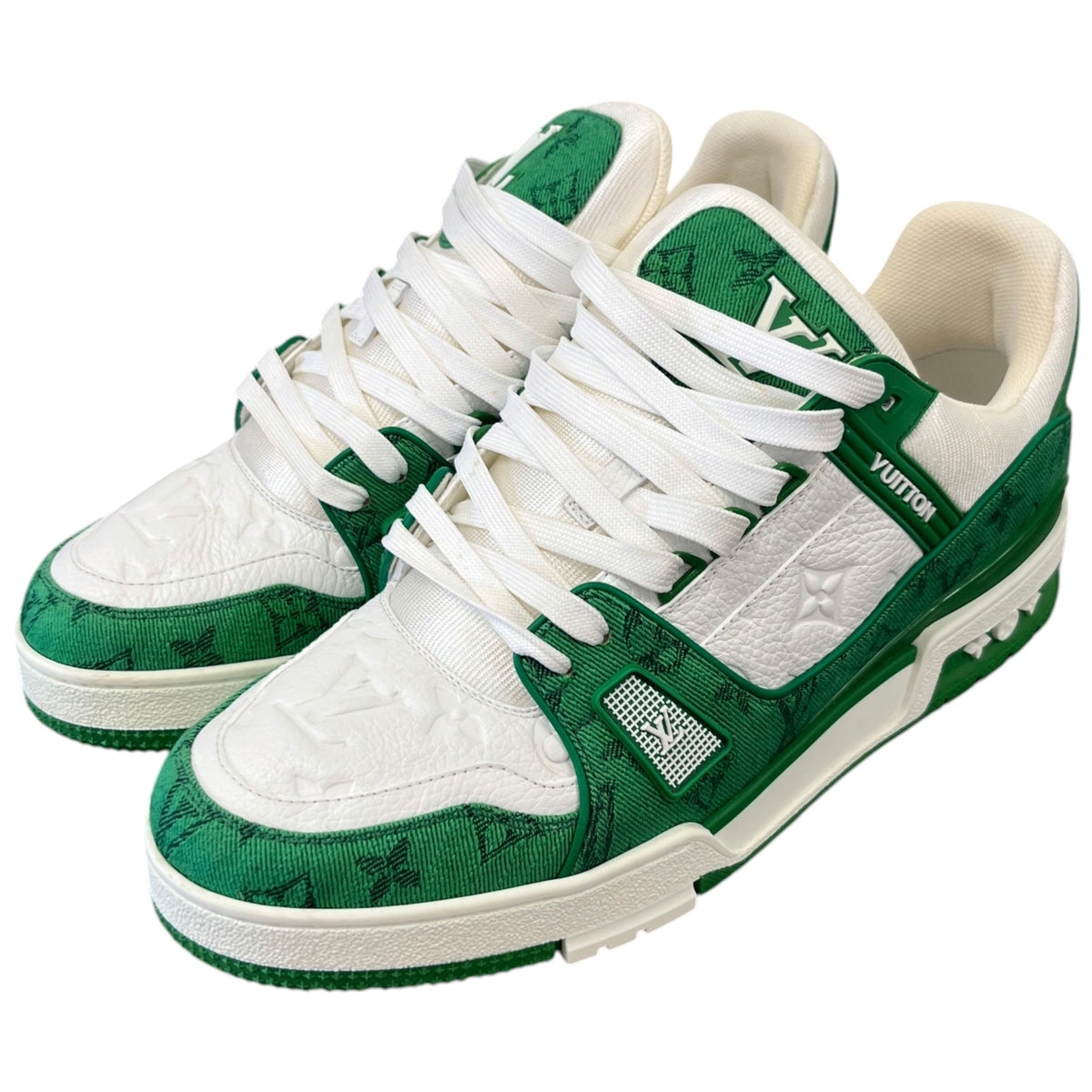 Men's LV Low Trainers White Size UK 9 / EU 43 - Photo 9