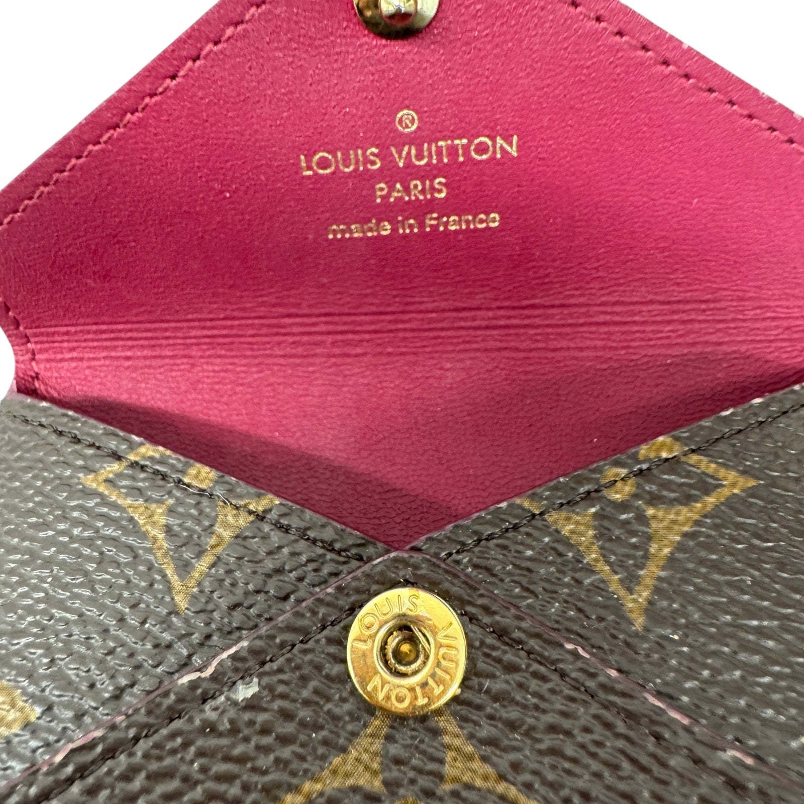 Women's Small Monogram Canvas Kirigami Wallet Brown - Photo 4
