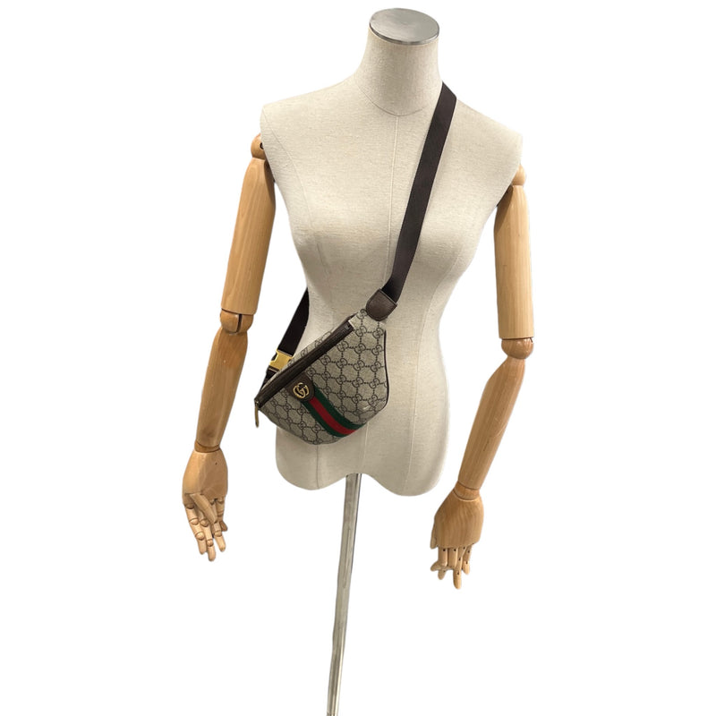 Men's Ophidia Small Belt Bag Beige