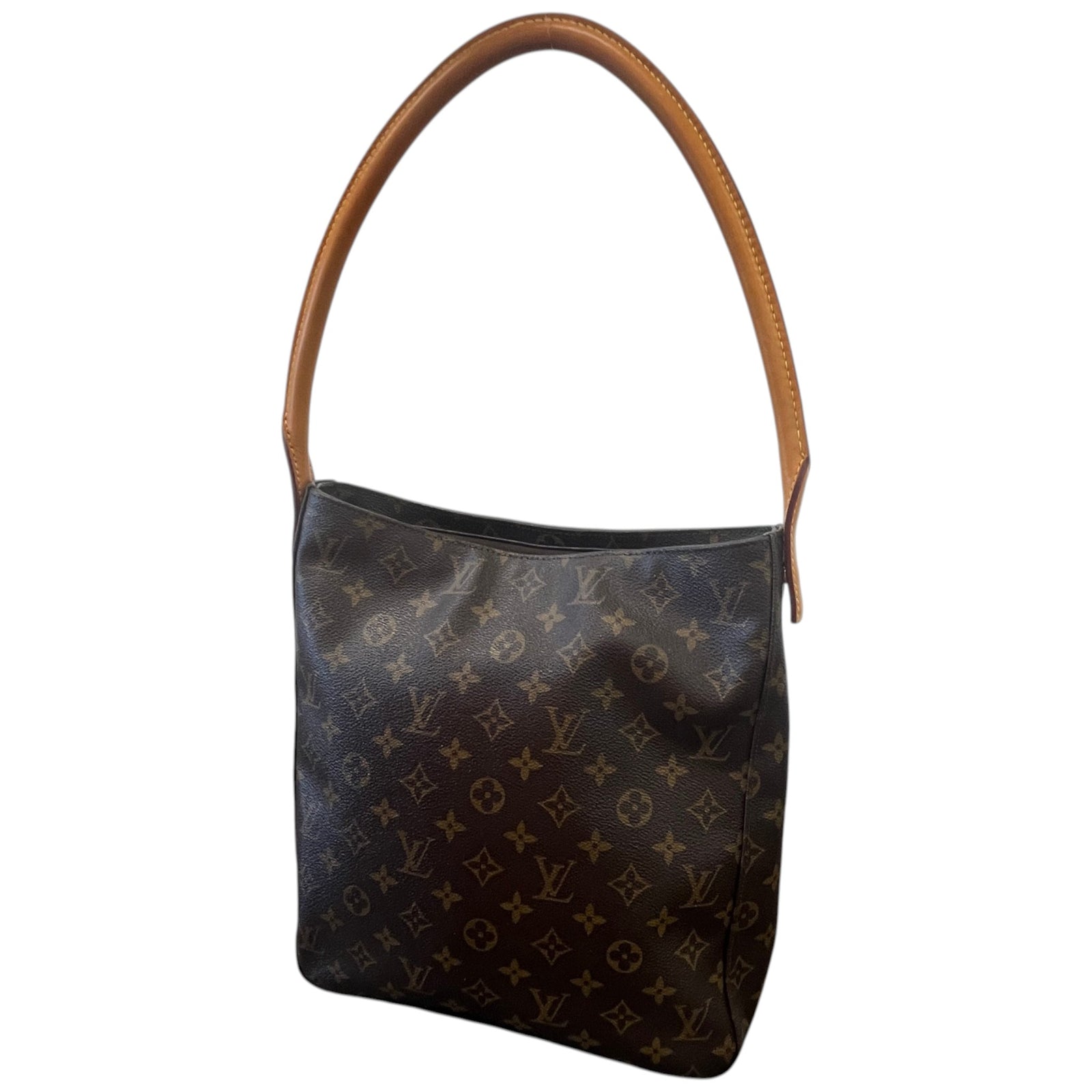 Women's Monogram Looping Gm Handbag Brown - Photo 8