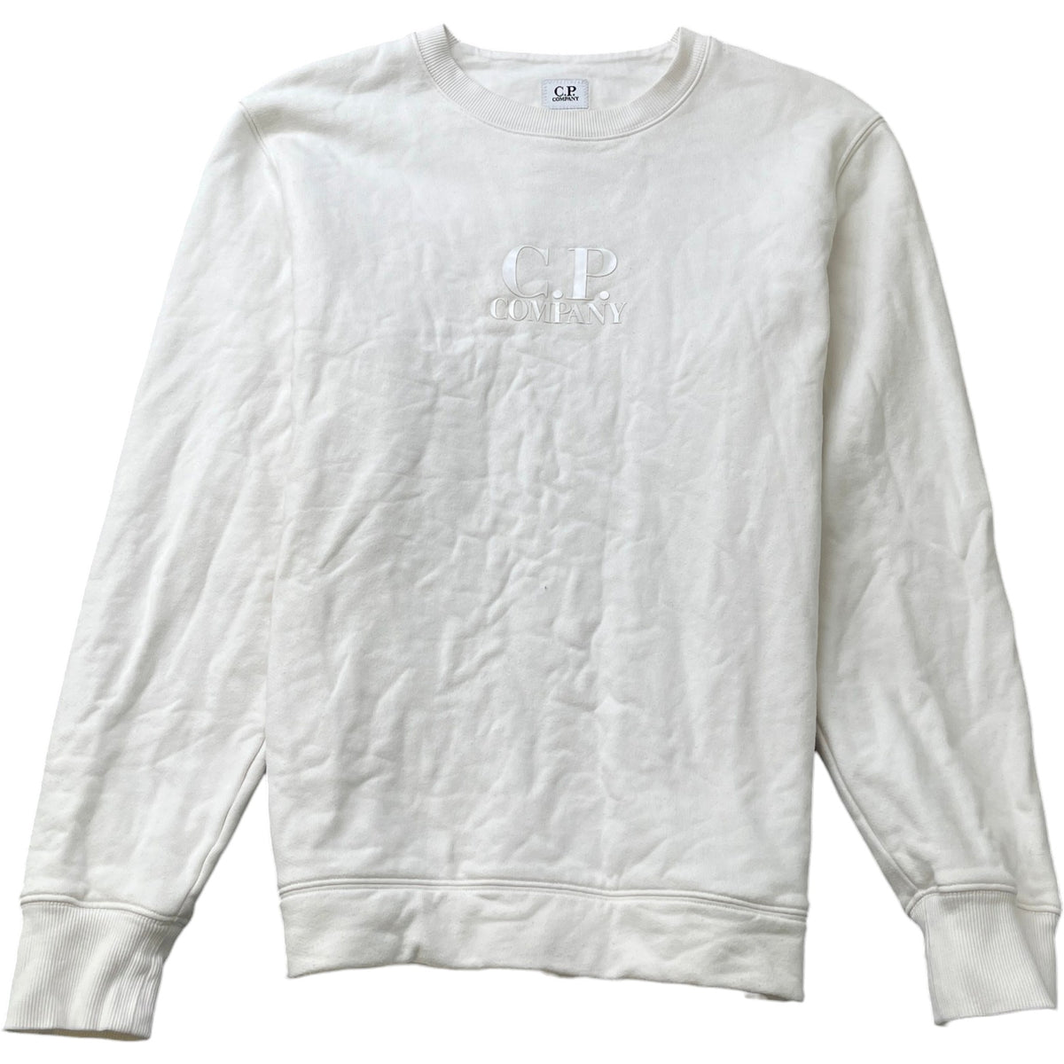 Men's Logo Sweatshirt White Size L - Photo 1