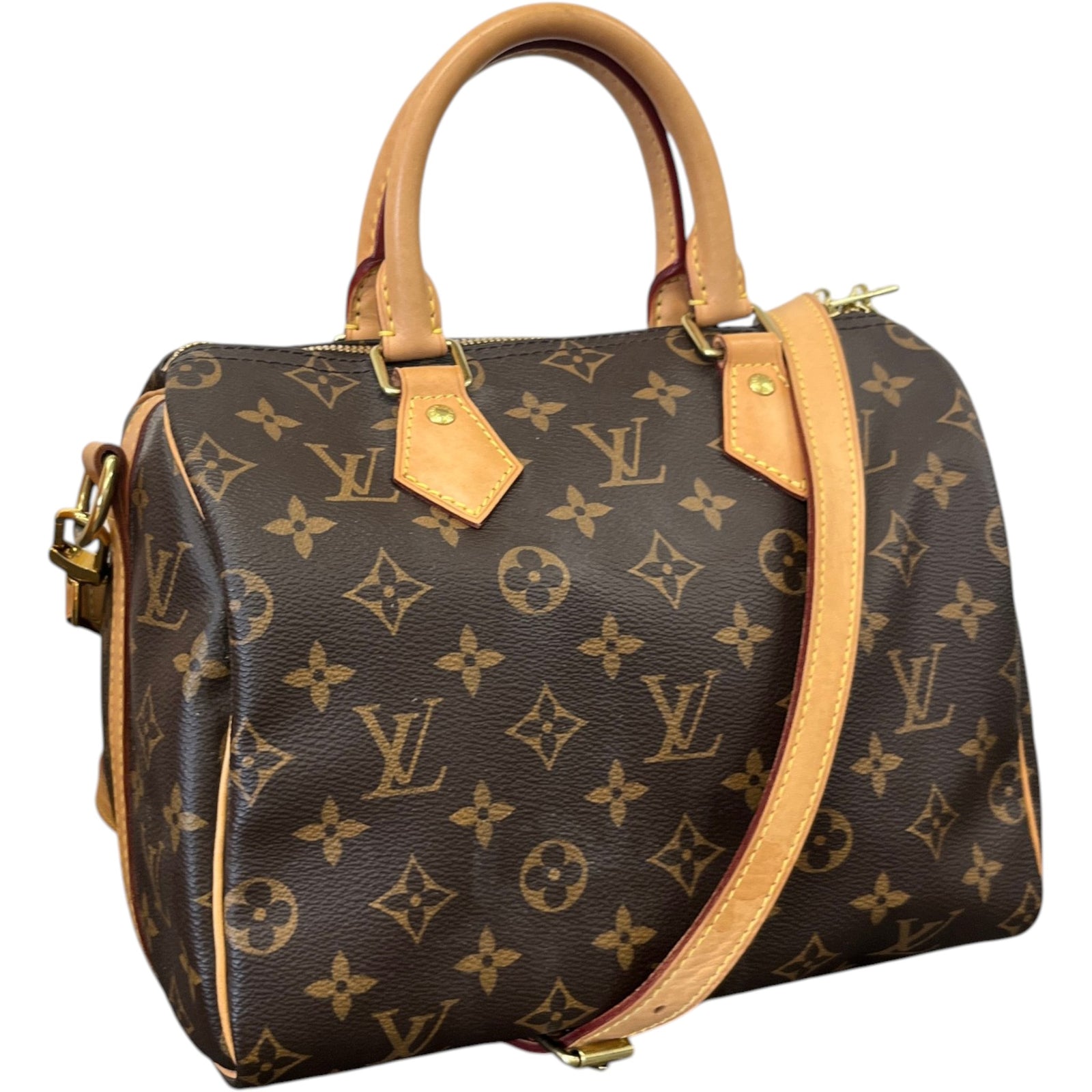 Women's Monogram Speedy Bandoulière 25 Handbag Brown - Photo 4