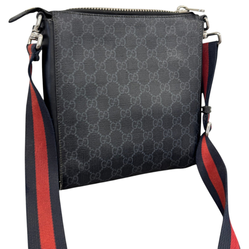 Men's GG Supreme Messenger Bag Black