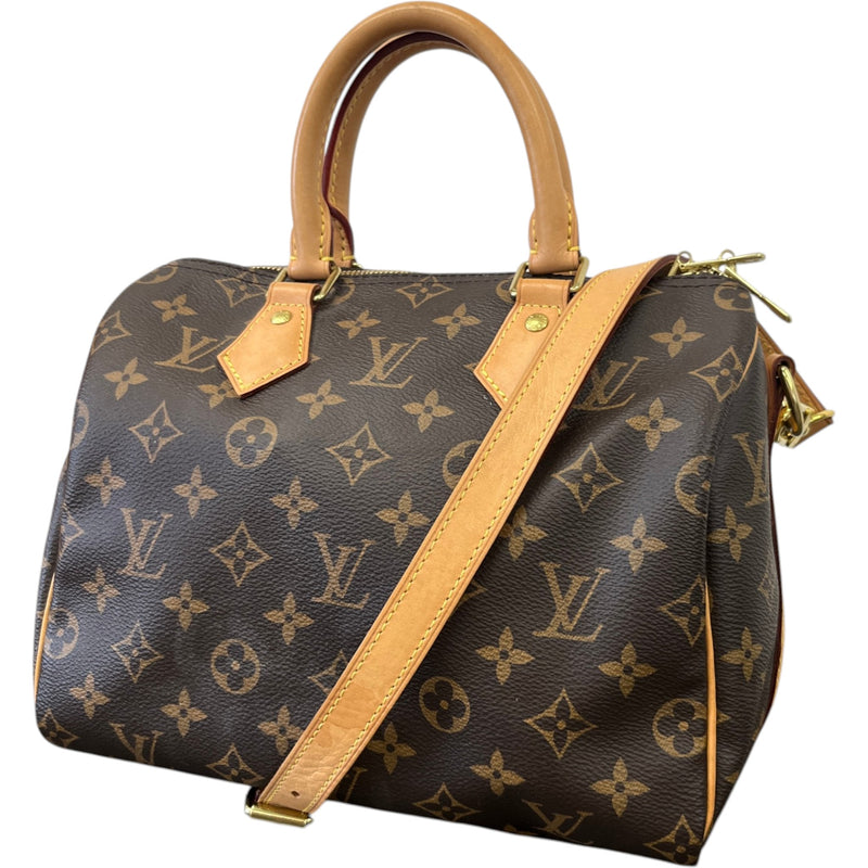 Women's Monogram Speedy Bandoulière 25 Handbag Brown