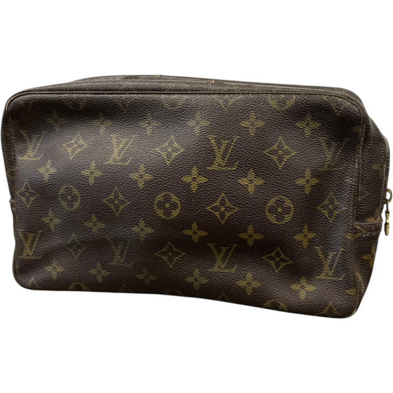 Men's Monogram Trousse Toilette Pouch Brown