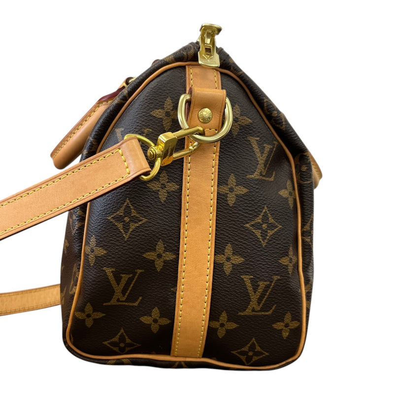 Women's Monogram Speedy Bandoulière 25 Handbag Brown