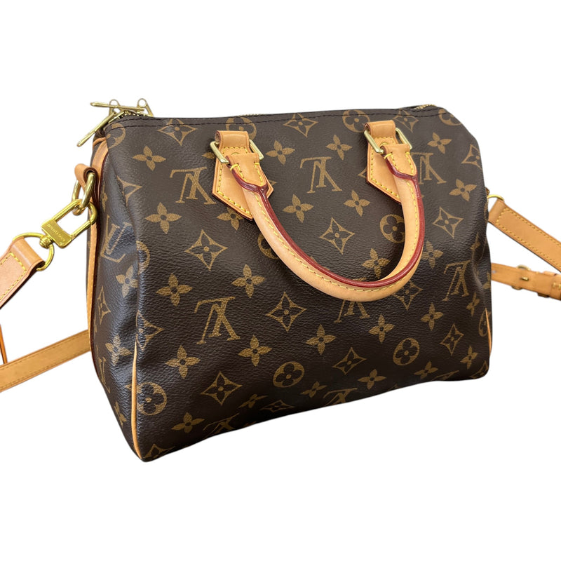 Women's Monogram Speedy Bandoulière 25 Handbag Brown