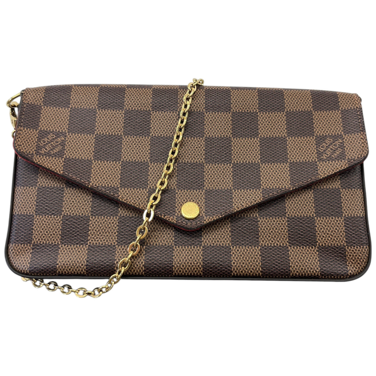 Women's Damier Ebene Félicie Pochette Handbag Brown - Photo 3