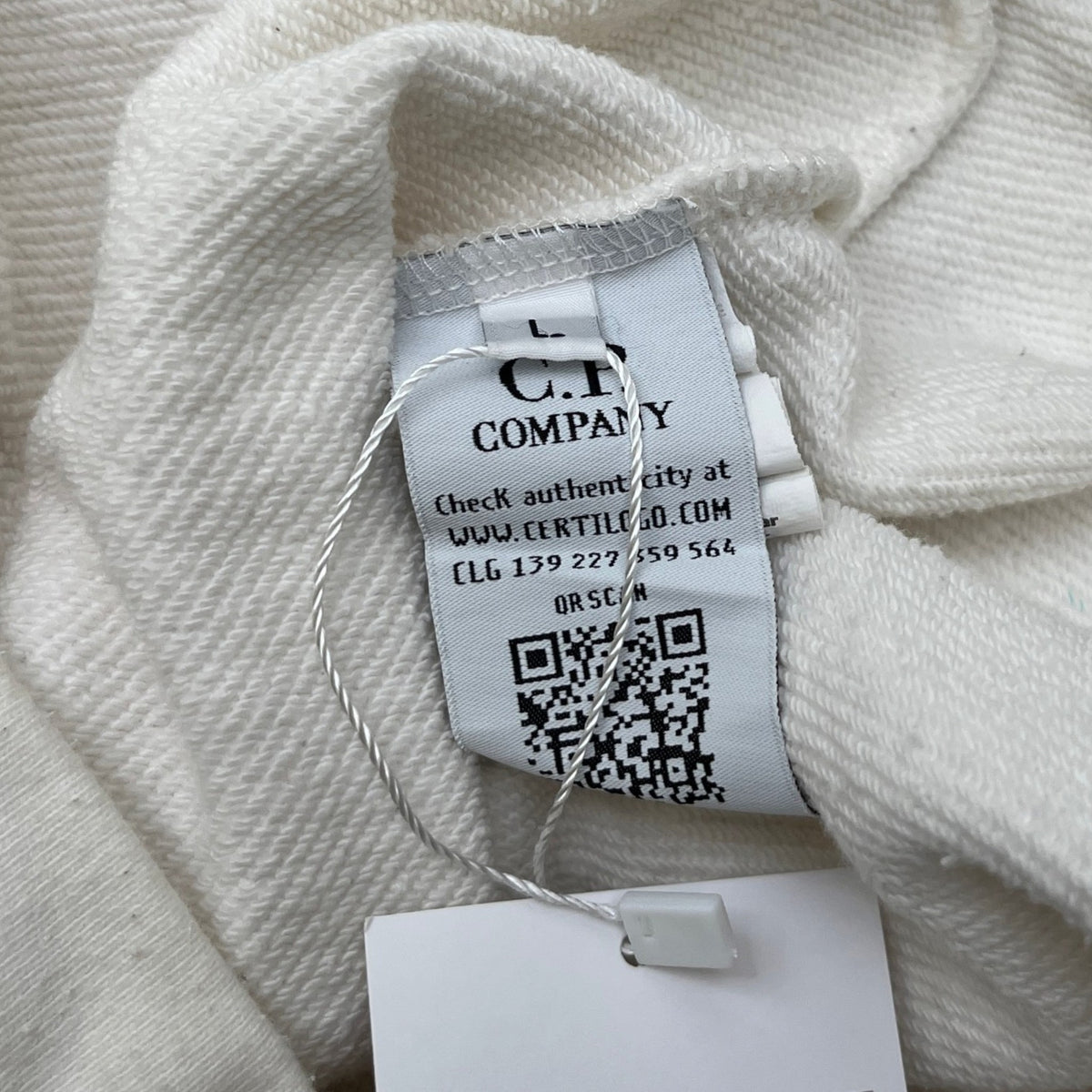 Men's Logo Sweatshirt White Size L - Photo 6