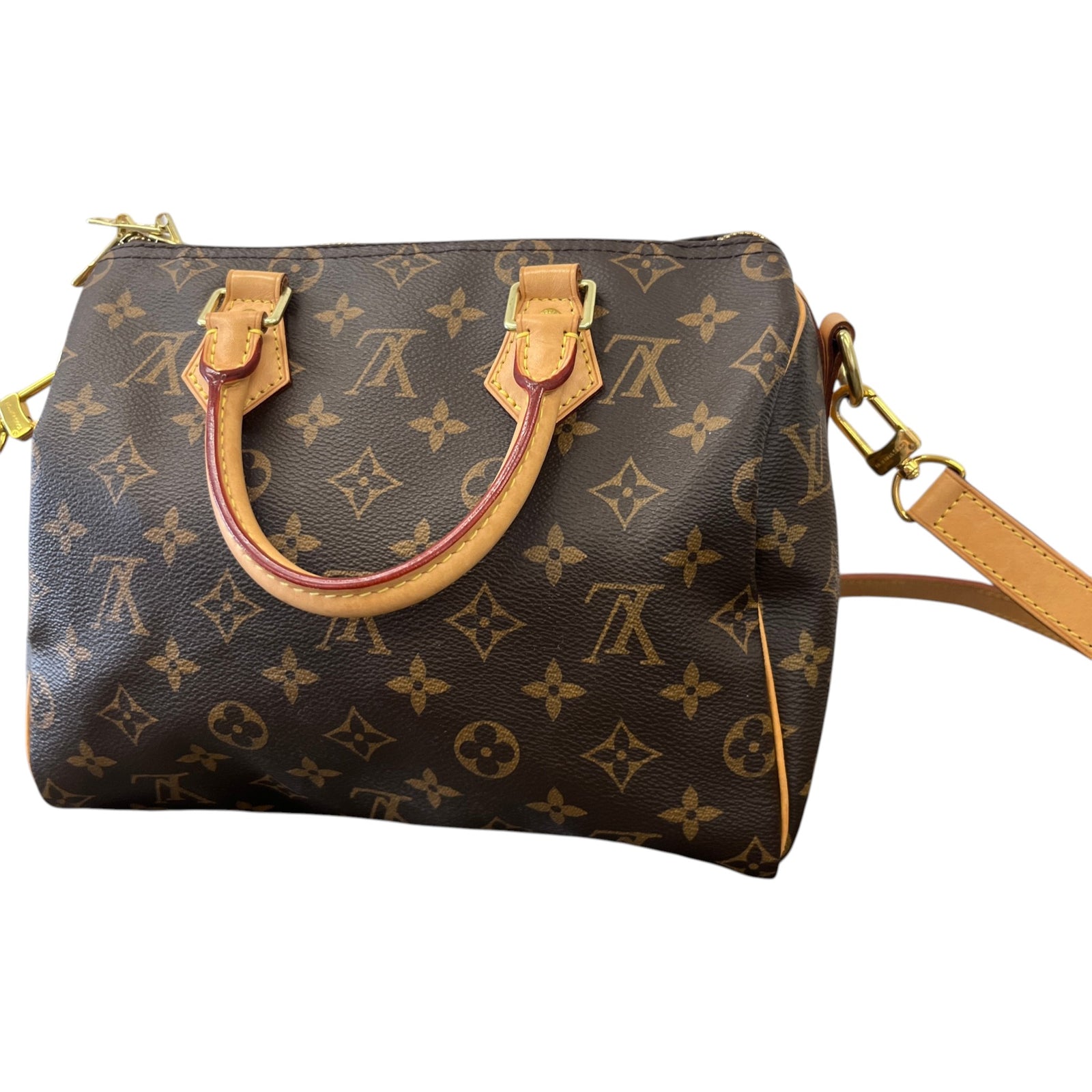 Women's Monogram Speedy Bandoulière 25 Handbag Brown - Photo 9