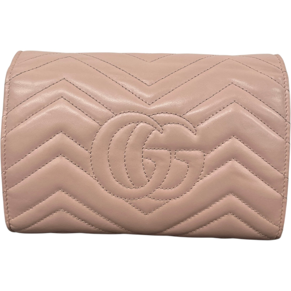 Women's GG Marmont quilted WOC Crossbody Bag Pink - Photo 5
