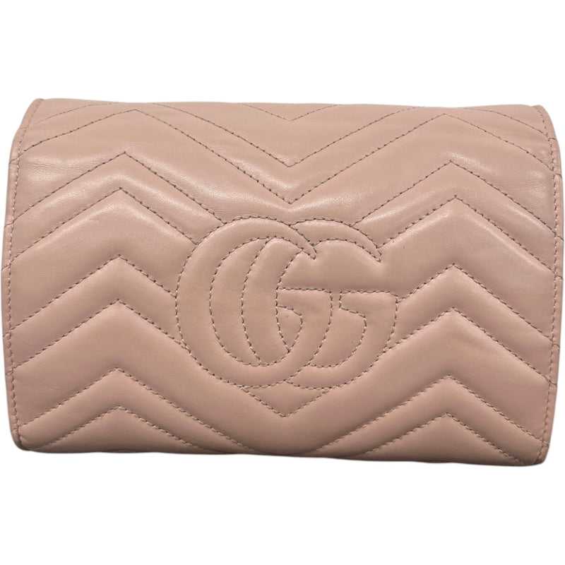 Women's GG Marmont quilted WOC Crossbody Bag Pink
