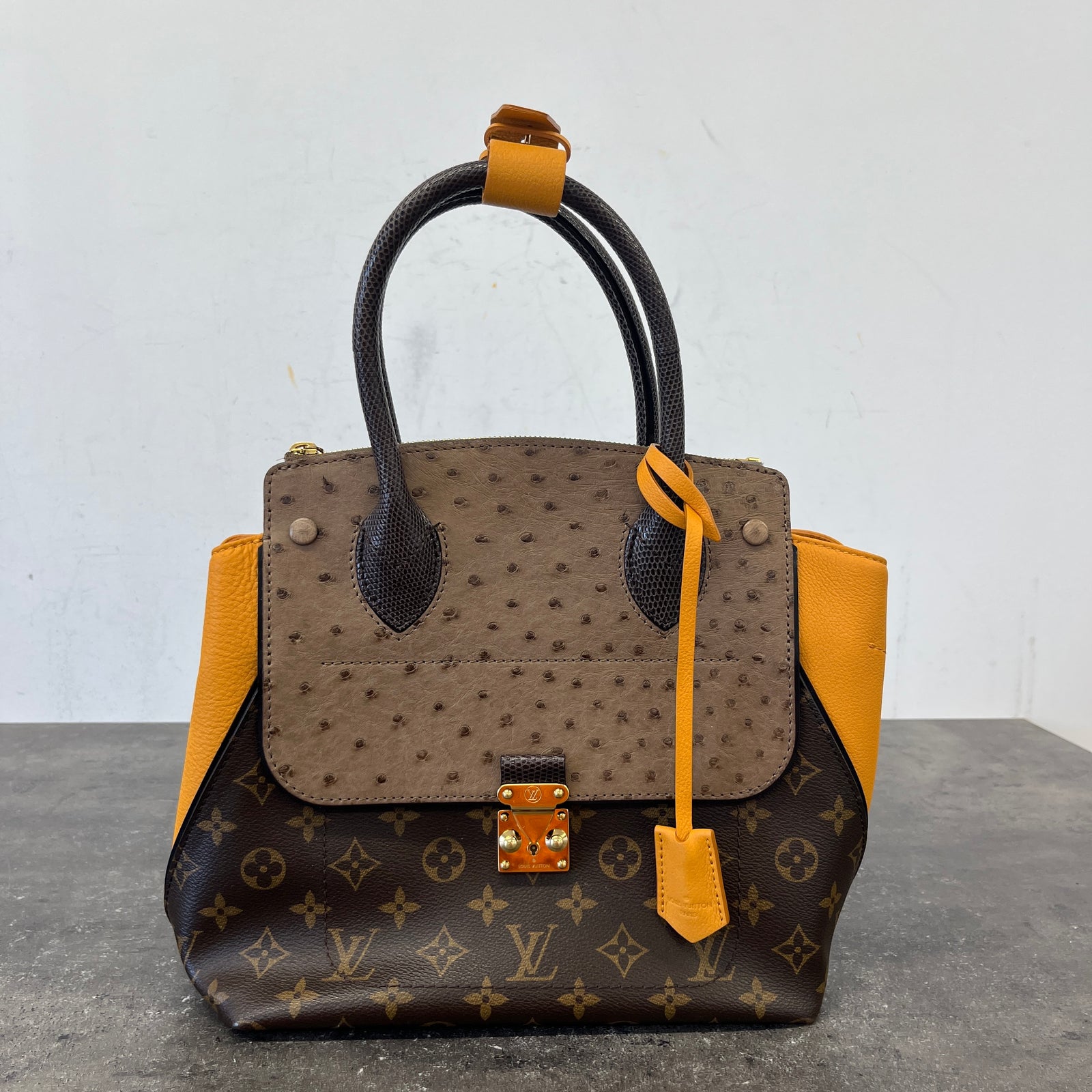 Women's Exotic Majestueux Tote Mm Bag Brown - Photo 14