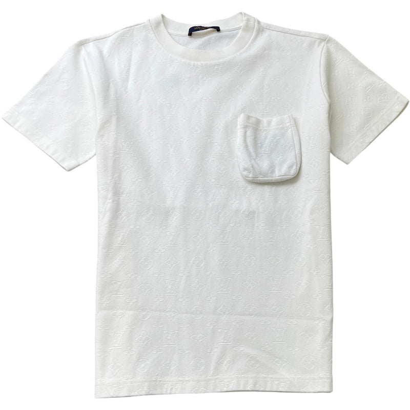 Men's Monogram Pocket T-Shirt White Size M