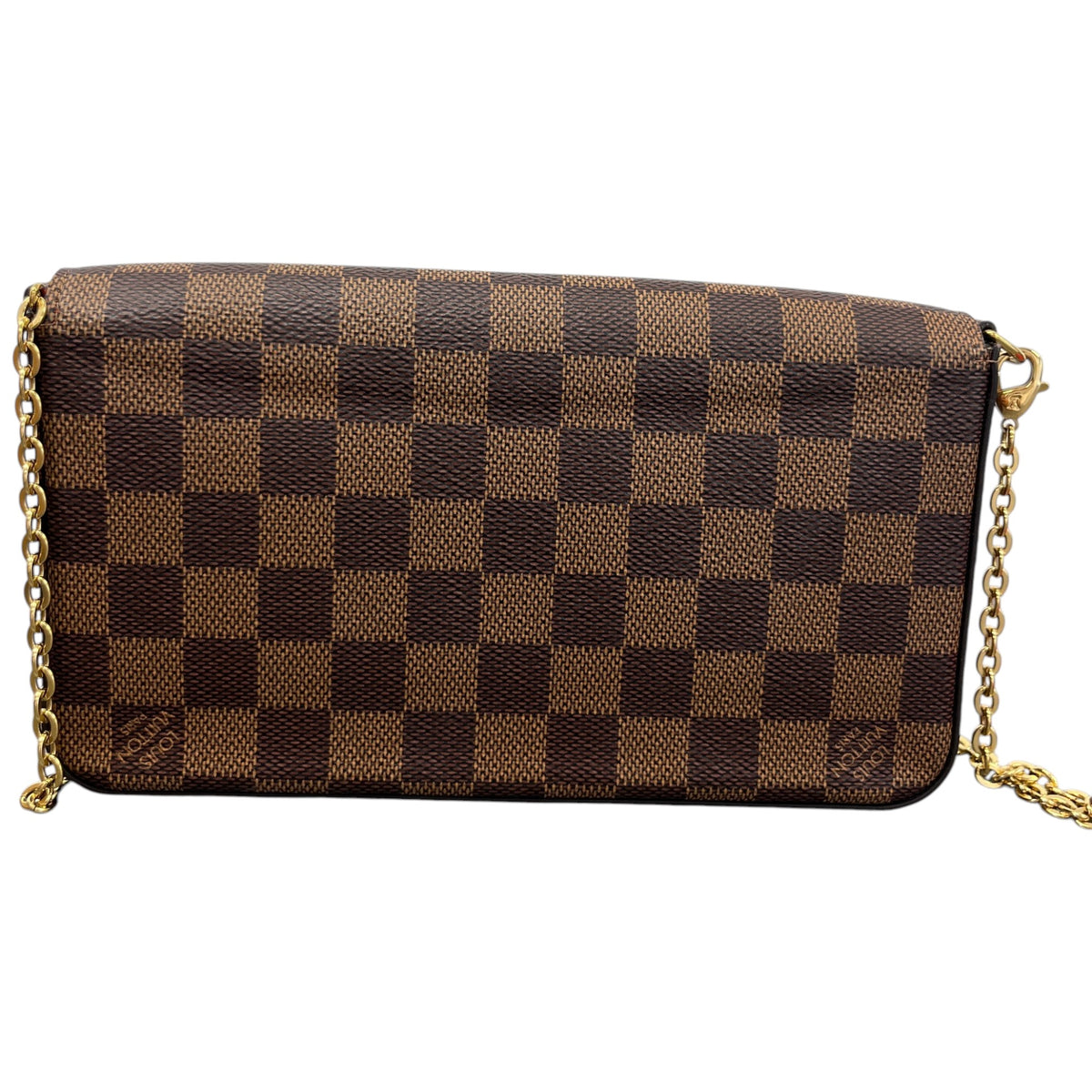 Women's Damier Ebene Félicie Pochette Handbag Brown - Photo 4