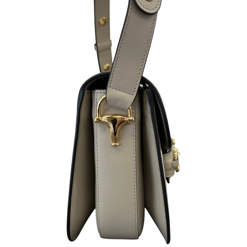 Gucci Women's Horsebit 1955 Crossbody Bag Beige